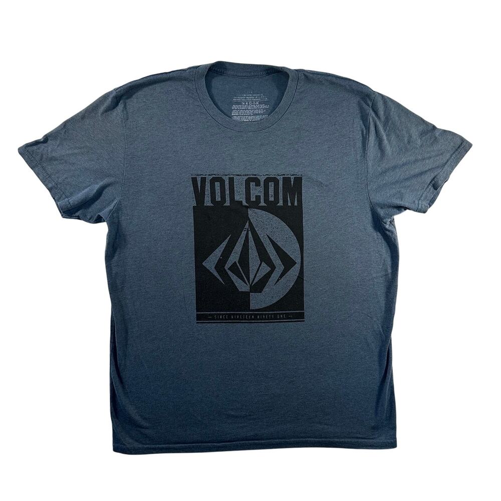 Volcom Men's Blue Graphic Tshirt Size Large